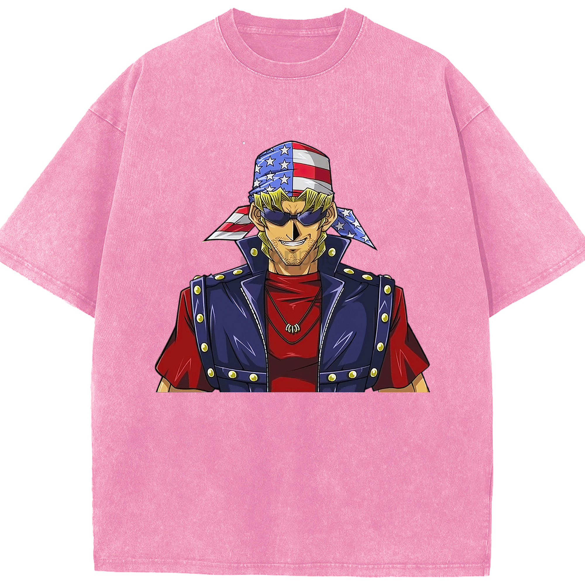 （画像用） 遊☆戯☆王 Yu-Gi-Oh! 綿100% ヴィンテージ風 半袖Tシャツ（フロントプリント）